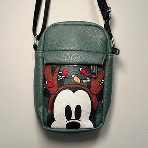 Disney Mickey Mouse Crossbody Wallet - Christmas - Buckle Down